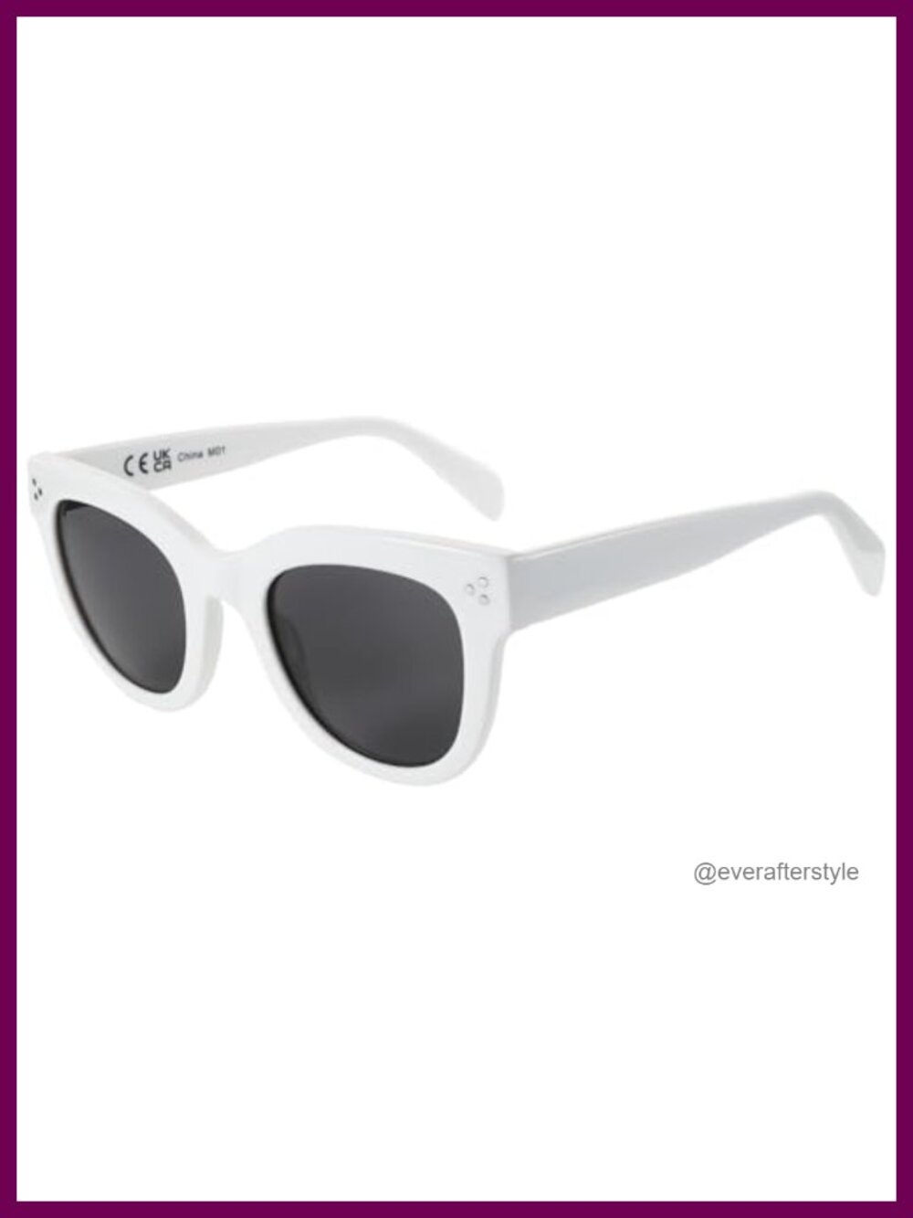 Polarized Cat-Eye Sunglasses UV400 Square Round Shades Lightweight Acetate